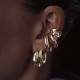 BILLION AVENUE CHUNKY KOS MOLTEN EARRING GOLD BILLION AVENUE CHUNKY KOS MOLTEN EARRING GOLD