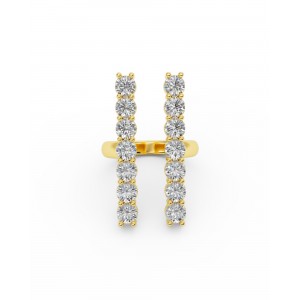 BILLION AVENUE IRIS DIAMOND RING GOLD ΔΑΧΤΥΛΙΔΙ