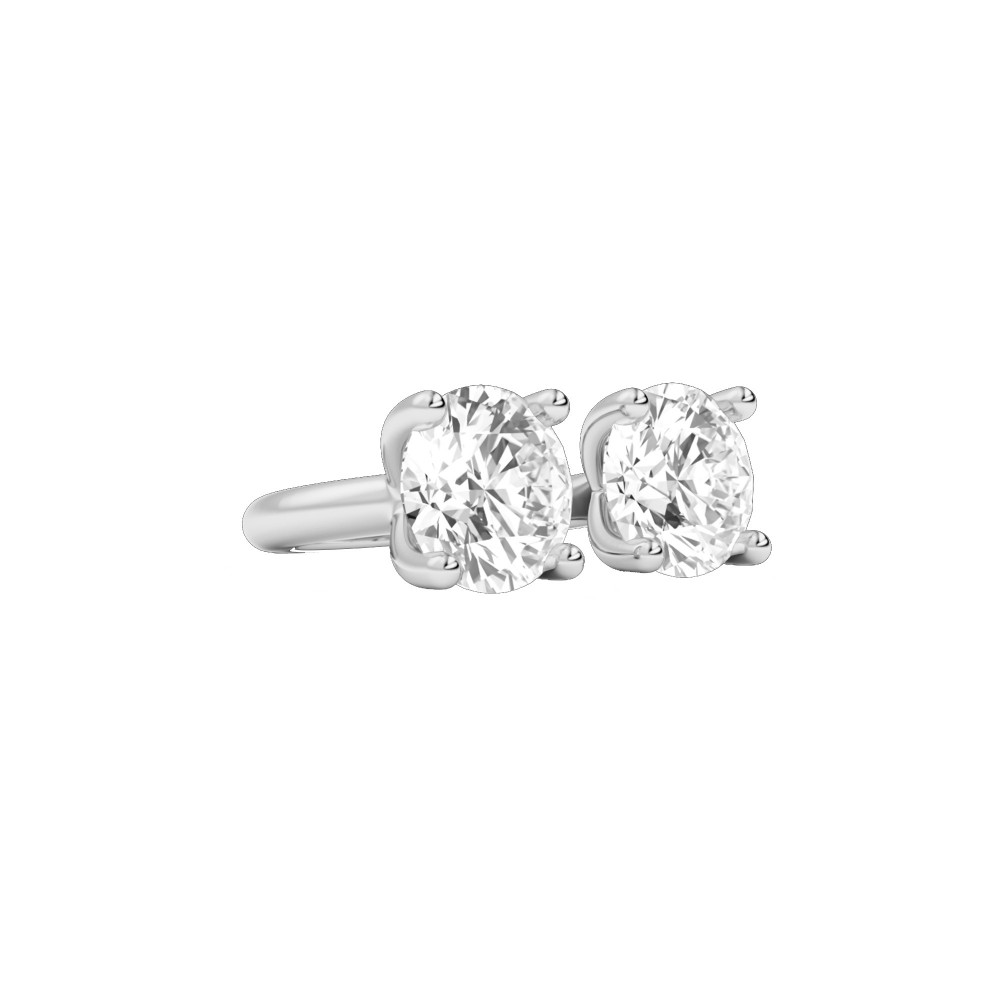 BILLION AVENUE DOUBLE DIAMOND RING SILVER ΔΑΧΤΥΛΙΔΙ