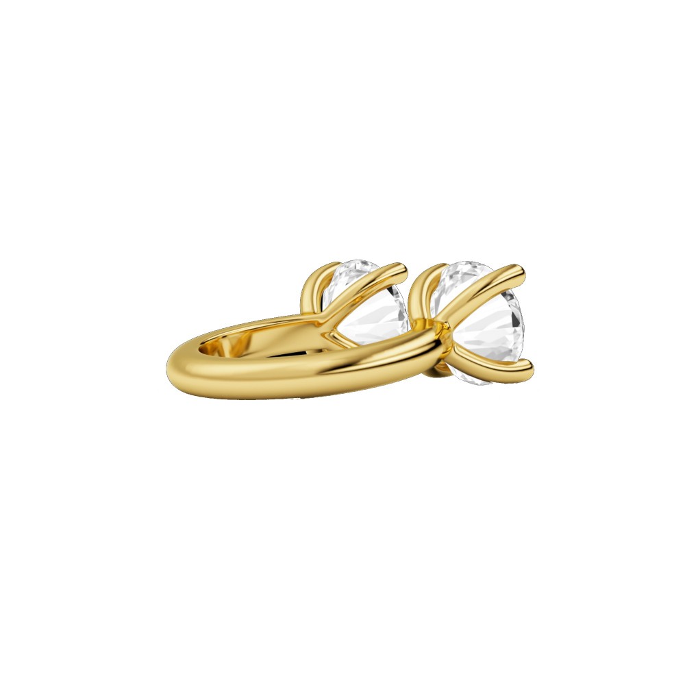BILLION AVENUE DOUBLE DIAMOND RING GOLD ΔΑΧΤΥΛΙΔΙ BILLION AVENUE DOUBLE DIAMOND RING GOLD ΔΑΧΤΥΛΙΔΙ