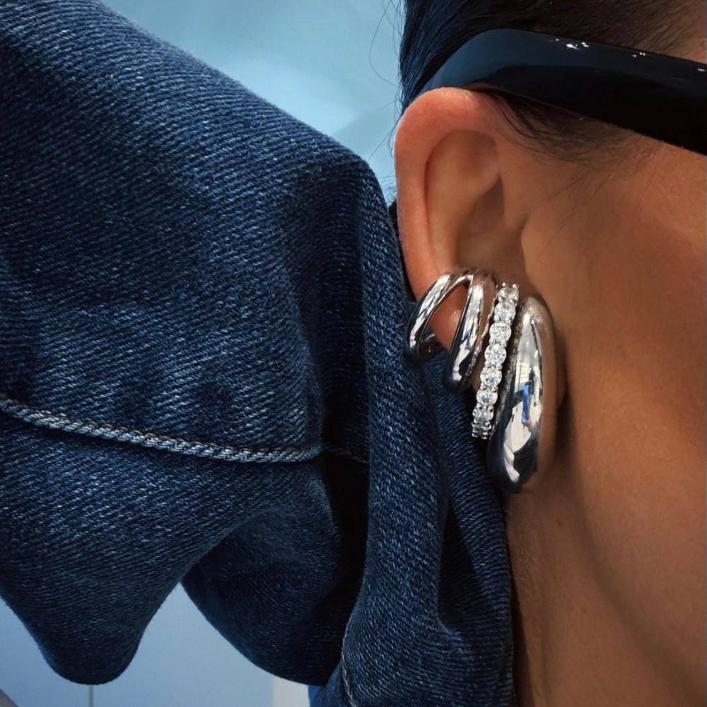 BILLION AVENUE DOUBLE KOS EARCUFF SILVER