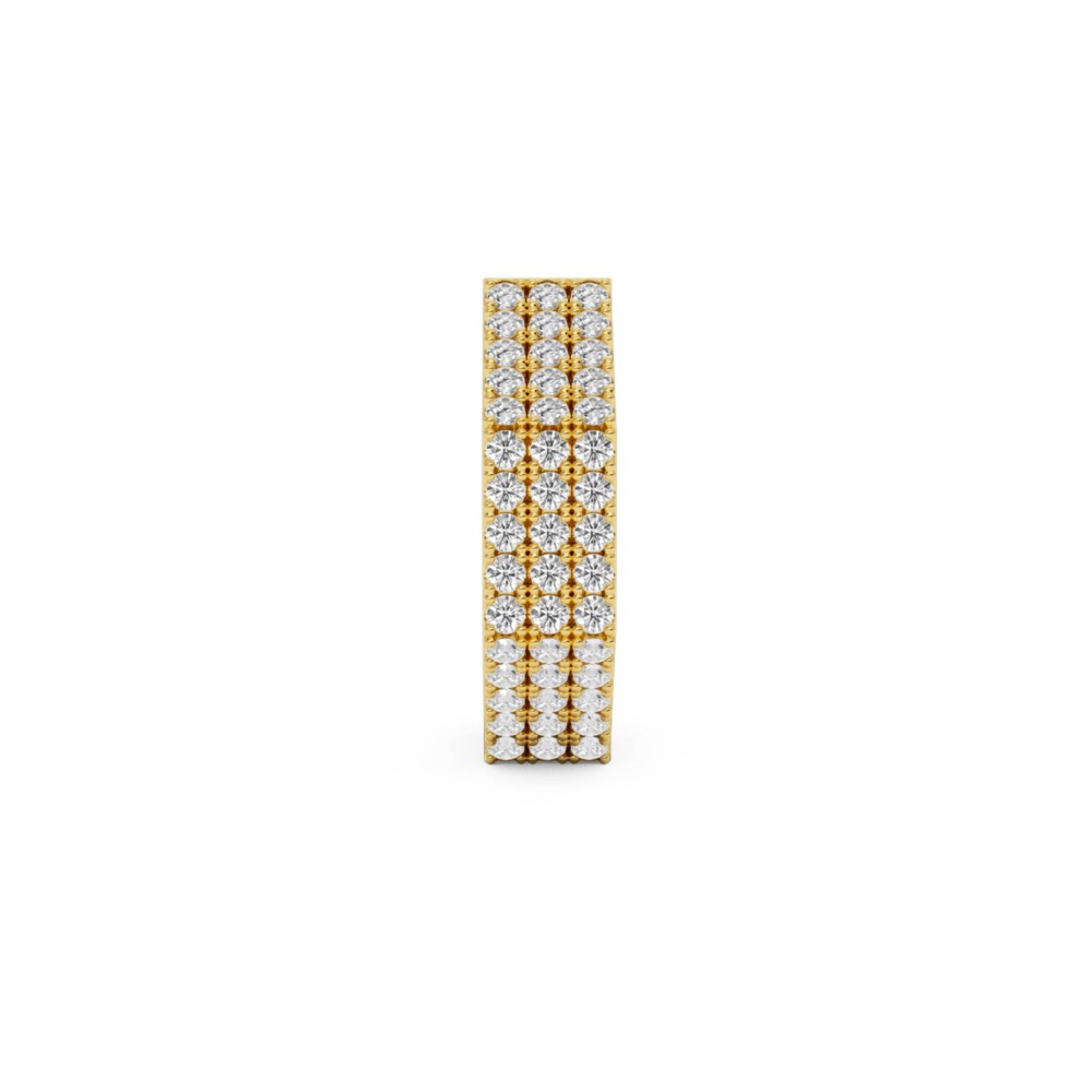 BILLION AVENUE EDGE LARGE DIAMOND EARRING GOLD BILLION AVENUE EDGE LARGE DIAMOND EARRING GOLD