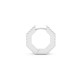 BILLION AVENUE EDGE SMALL DIAMOND EARRING SILVER BILLION AVENUE EDGE SMALL DIAMOND EARRING SILVER