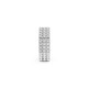 BILLION AVENUE EDGE SMALL DIAMOND EARRING SILVER BILLION AVENUE EDGE SMALL DIAMOND EARRING SILVER