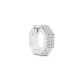 BILLION AVENUE EDGE SMALL DIAMOND EARRING SILVER BILLION AVENUE EDGE SMALL DIAMOND EARRING SILVER