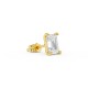 BILLION AVENUE EMERALD DIAMOND EARSTUD GOLD