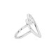BILLION AVENUE HEART RING SILVER ΔΑΧΤΥΛΙΔΙ