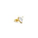 BILLION AVENUE HEART DIAMOND EARSTUD GOLD BILLION AVENUE HEART DIAMOND EARSTUD GOLD
