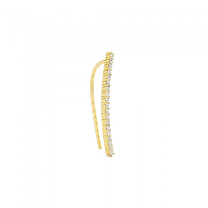 BILLION IRIS CLIMBER EARRING GOLD LEFT