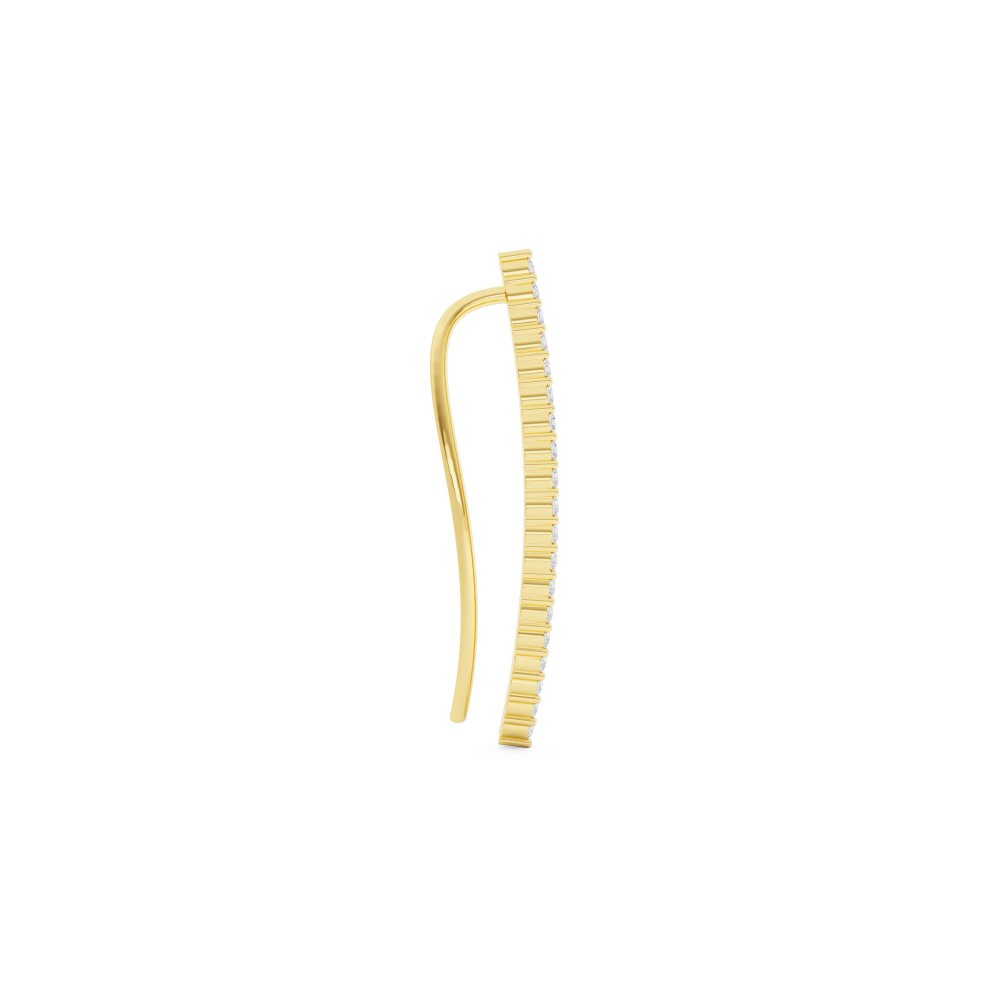BILLION IRIS CLIMBER EARRING GOLD LEFT