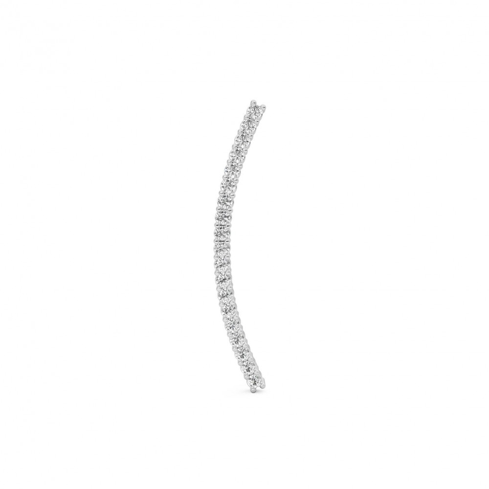 BILLION IRIS CLIMBER EARRING SILVER LEFT