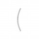 BILLION IRIS CLIMBER EARRING SILVER LEFT