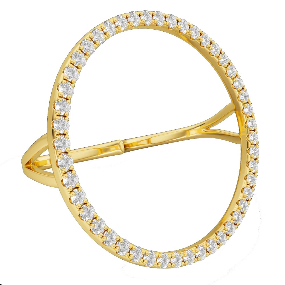 BILLION AVENUE JOY DIAMOND RING ΧΡΥΣΟ ΔΙΠΛΟ ΔΑΧΤΥΛΙΔΙ