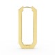BILLION AVENUE OCTA LONG DIAMOND EARRING GOLD