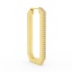 BILLION AVENUE OCTA LONG DIAMOND EARRING GOLD