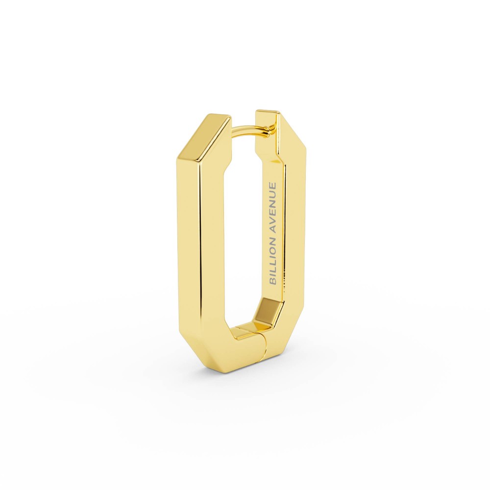 BILLION AVENUE OCTA SHORT EARRING GOLD BILLION AVENUE OCTA SHORT EARRING GOLD