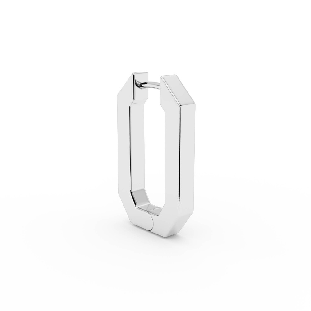 BILLION AVENUE OCTA SHORT EARRING SILVER BILLION AVENUE OCTA SHORT EARRING SILVER