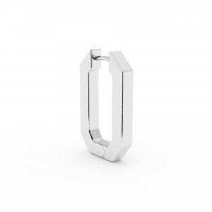 BILLION AVENUE OCTA SHORT EARRING SILVER