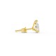 BILLION AVENUE PEAR DIAMOND EARSTUD GOLD BILLION AVENUE PEAR DIAMOND EARSTUD GOLD