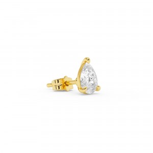 BILLION AVENUE PEAR DIAMOND EARSTUD GOLD