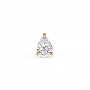 BILLION AVENUE PEAR DIAMOND EARSTUD GOLD