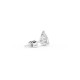 BILLION AVENUE PEAR DIAMOND EARSTUD SILVER