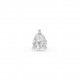 BILLION AVENUE PEAR DIAMOND EARSTUD SILVER