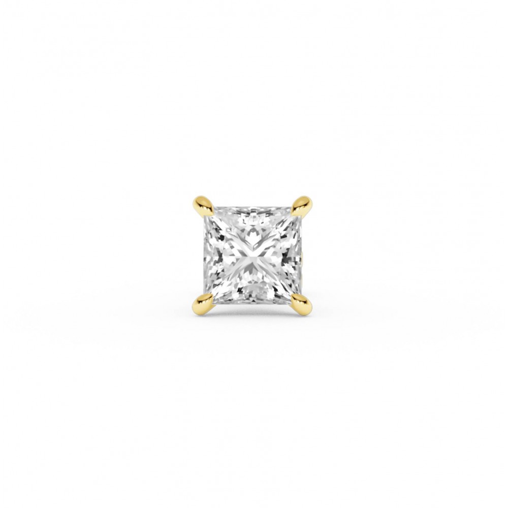 BILLION AVENUE PRINCESS DIAMOND EARSTUD GOLD