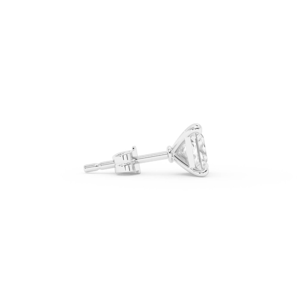 BILLION AVENUE PRINCESS DIAMOND EARSTUD SILVER BILLION AVENUE PRINCESS DIAMOND EARSTUD SILVER