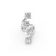 BILLION AVENUE QUATRO DIAMOND RING SILVER ΔΑΧΤΥΛΙΔΙ