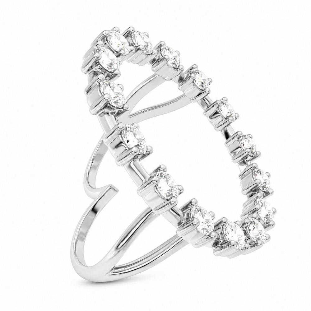 BILLION AVENUE RAY DIAMOND RING ΑΣΗΜΙ ΔΙΠΛΟ ΔΑΧΤΥΛΙΔΙ BILLION AVENUE RAY DIAMOND RING ΑΣΗΜΙ ΔΙΠΛΟ ΔΑΧΤΥΛΙΔΙ