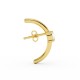 BILLION AVENUE SOLITAIRE HUG EARSTUD GOLD BILLION AVENUE SOLITAIRE HUG EARSTUD GOLD