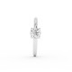 BILLION AVENUE SOLITAIRE HUG EARSTUD SILVER BILLION AVENUE SOLITAIRE HUG EARSTUD SILVER