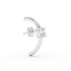 BILLION AVENUE SOLITAIRE HUG EARSTUD SILVER BILLION AVENUE SOLITAIRE HUG EARSTUD SILVER