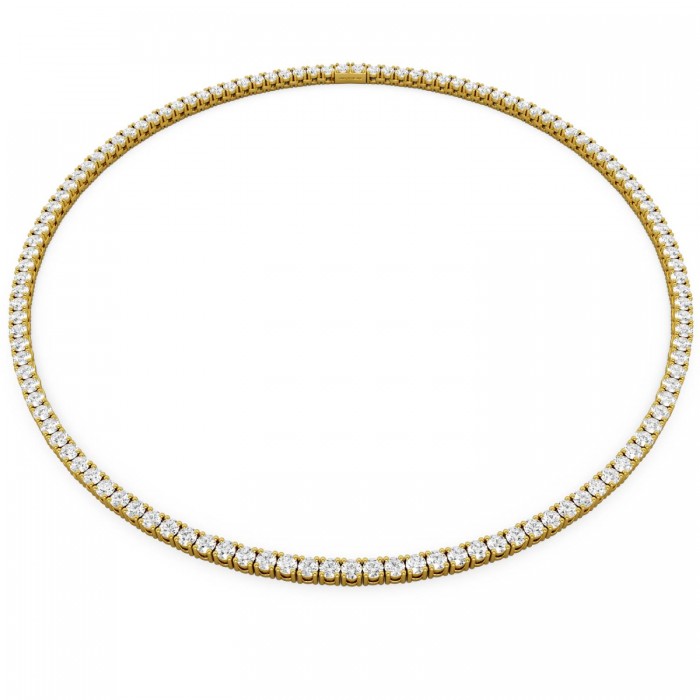 BILLION AVENUE TENNIS DIAMOND NECKLACE 3mm ΚΟΛΙΕ ΡΙΒΙΕΡΑ GOLD