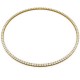 BILLION AVENUE TENNIS DIAMOND NECKLACE ΚΟΛΙΕ ΡΙΒΙΕΡΑ GOLD