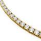 BILLION AVENUE TENNIS DIAMOND NECKLACE ΚΟΛΙΕ ΡΙΒΙΕΡΑ GOLD