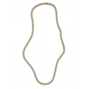 BILLION AVENUE TENNIS DIAMOND NECKLACE ΚΟΛΙΕ ΡΙΒΙΕΡΑ GOLD BILLION AVENUE TENNIS DIAMOND NECKLACE ΚΟΛΙΕ ΡΙΒΙΕΡΑ GOLD