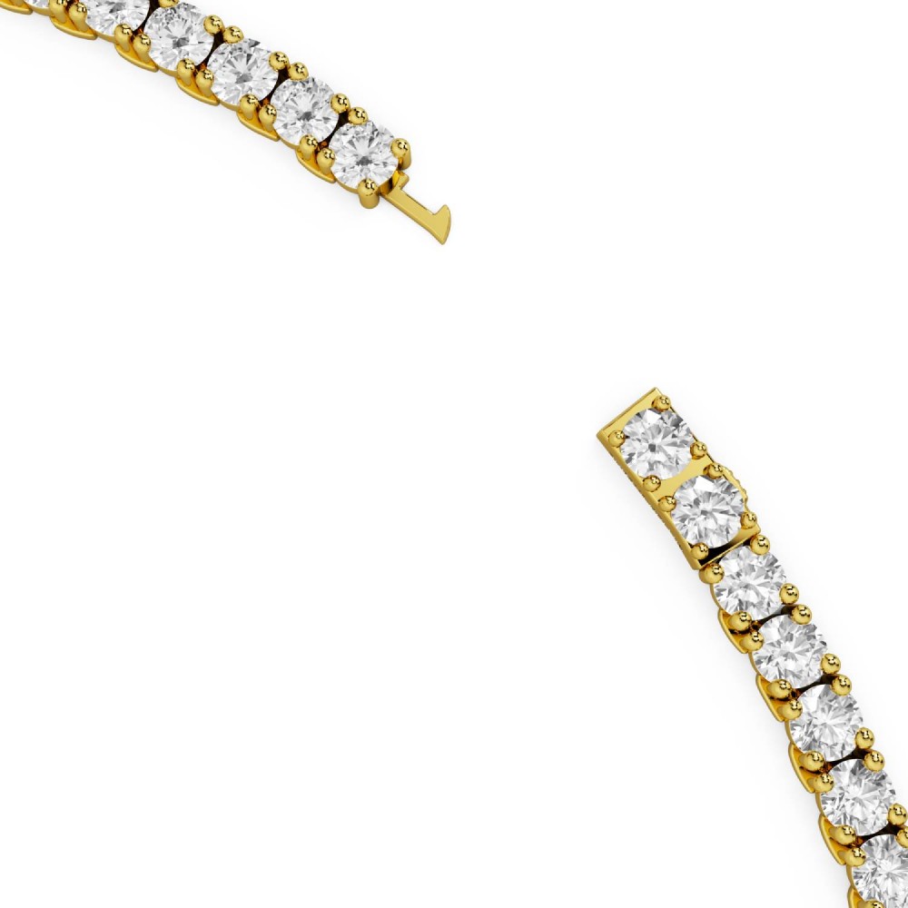 BILLION AVENUE TENNIS DIAMOND NECKLACE ΚΟΛΙΕ ΡΙΒΙΕΡΑ GOLD
