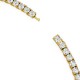 BILLION AVENUE TENNIS DIAMOND NECKLACE ΚΟΛΙΕ ΡΙΒΙΕΡΑ GOLD