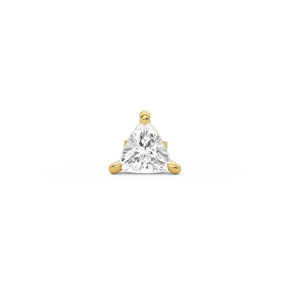 BILLION AVENUE TRILLION DIAMOND EARSTUD GOLD BILLION AVENUE TRILLION DIAMOND EARSTUD GOLD
