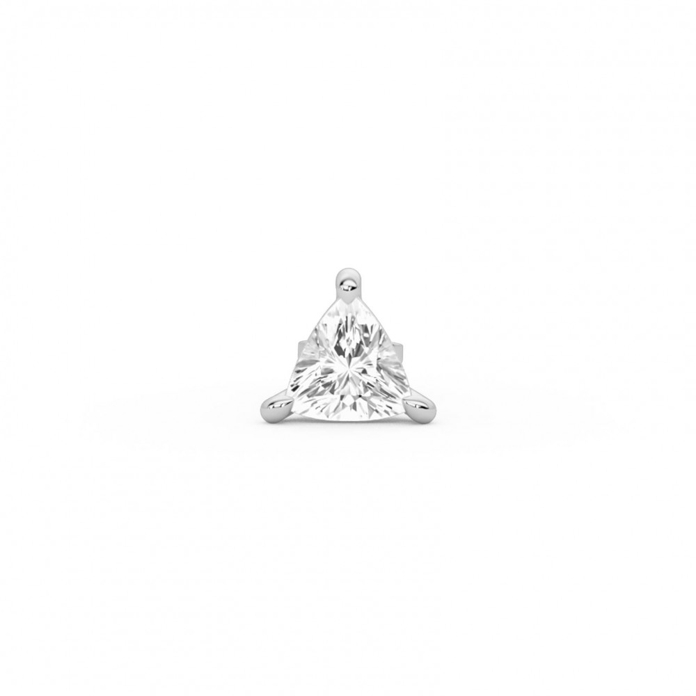 BILLION AVENUE TRILLION DIAMOND EARSTUD SILVER BILLION AVENUE TRILLION DIAMOND EARSTUD SILVER