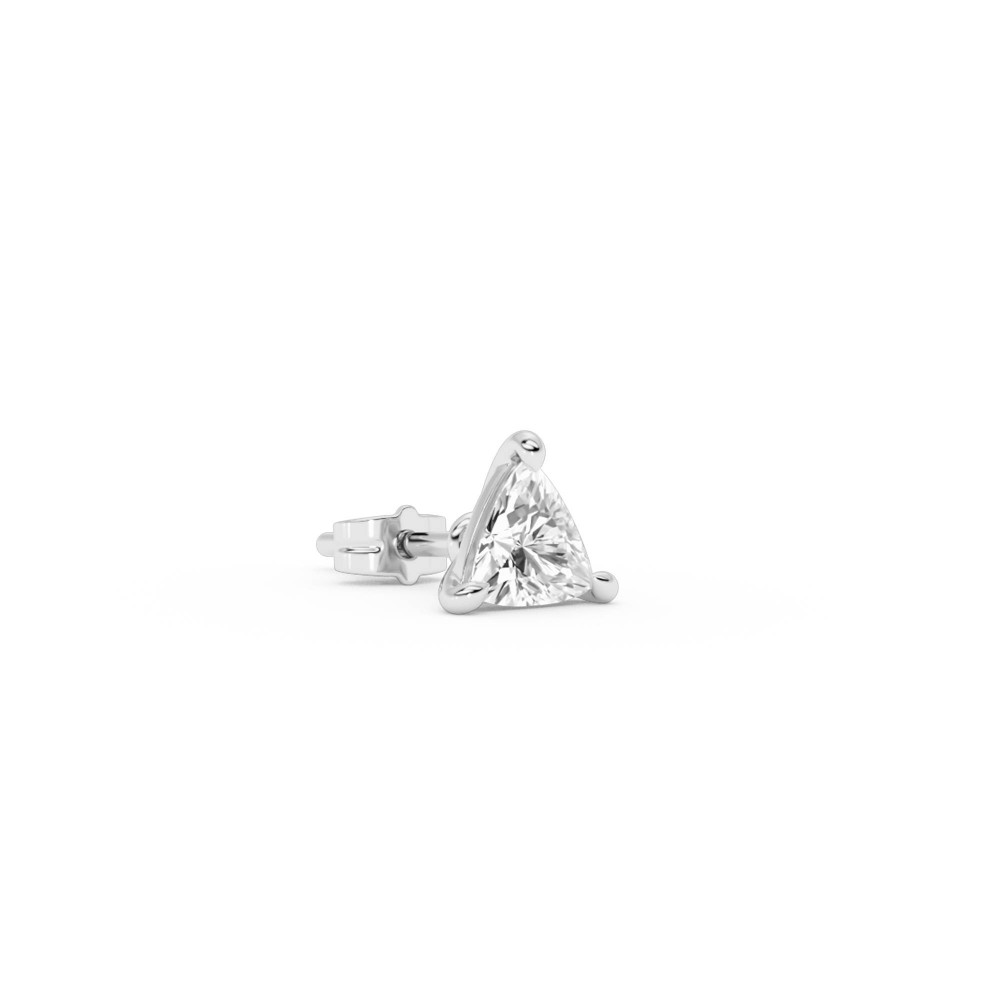 BILLION AVENUE TRILLION DIAMOND EARSTUD SILVER BILLION AVENUE TRILLION DIAMOND EARSTUD SILVER