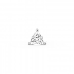 BILLION AVENUE TRILLION DIAMOND EARSTUD SILVER