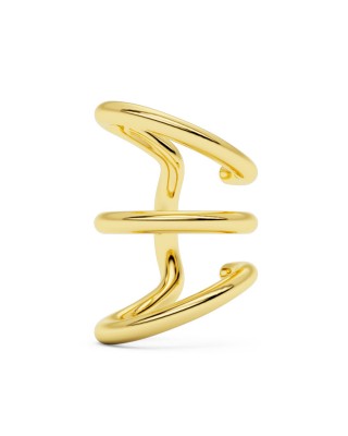 BILLION AVENUE TRIO IVA EARCUFF GOLD