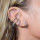 BILLION AVENUE TRIO IVY DIAMOND EARCUFF SILVER BILLION AVENUE TRIO IVY DIAMOND EARCUFF SILVER