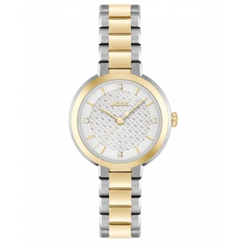 BOSS Sena Women's Watch Silver Stainless Steel Mesh Bracelet 1502761