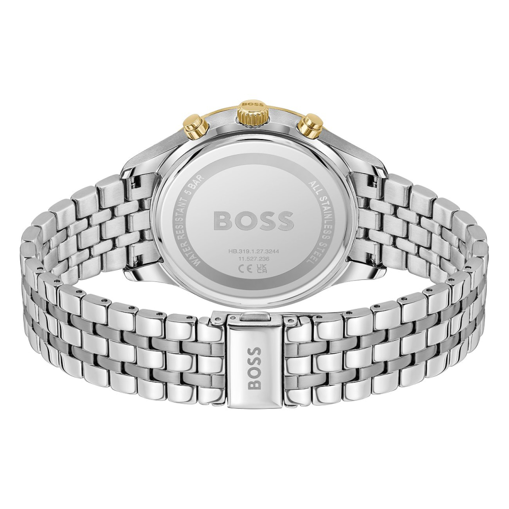 BOSS Grand Avery Ρολόι Ασημί Ανοξείδωτο Ατσάλι Μπρασελέ 1514159