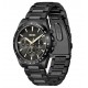 BOSS Strike Ρολόι Ανδρικό Χρονογράφος Μαύρο Ανοξείδωτο Aτσάλι μπρασελέ 1514291