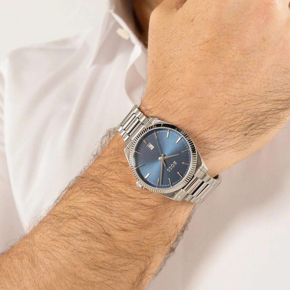 BOSS Cheswick Ρολόι Ανδρικό Aτσάλι μπρασελέ 1514309 BOSS Cheswick Ρολόι Ανδρικό Aτσάλι μπρασελέ 1514309